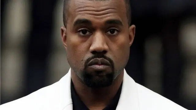 US rapper Kanye West