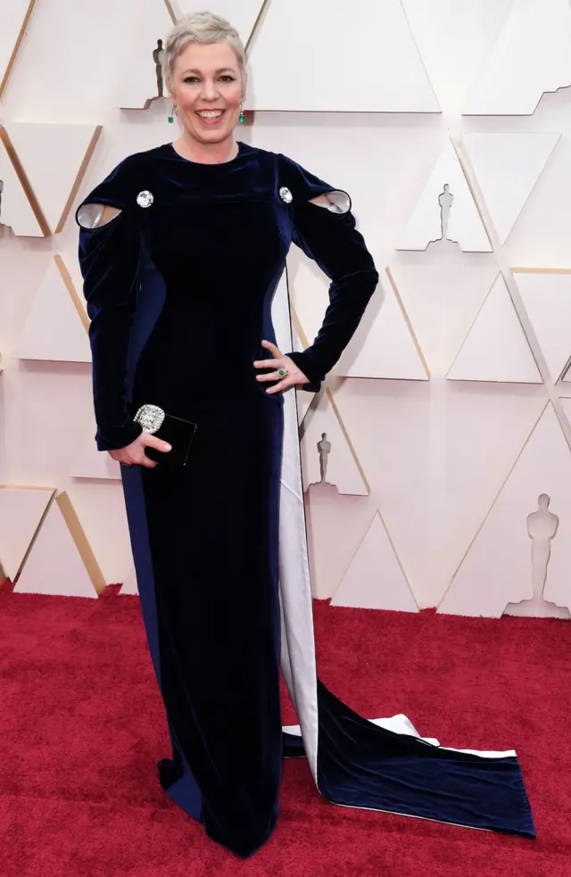 Olivia Colman sur le tapis rouge