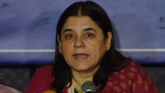 महिला एवं बाल विकास मंत्री मेनका गांधी