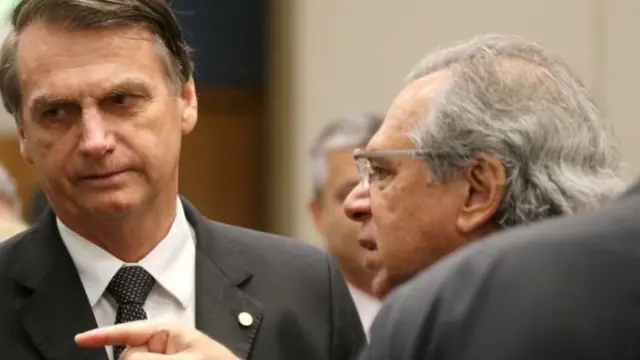 Paulo Guedes e Bolsonaro