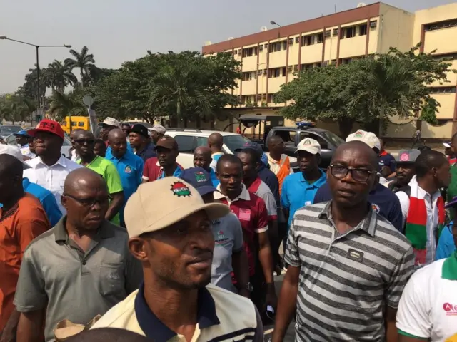 Àwòrán ìwọ́de NLC, TUC, ULC