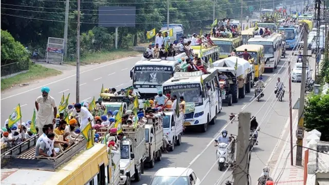 పంజాబ్‌లో రైతుల ఆందోళన
