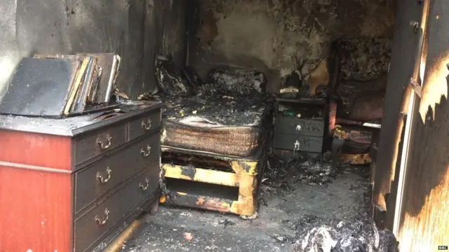 Prueba de incendio en Derbyshire