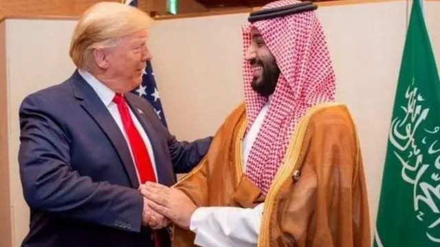 ડોનાલ્ડ ટ્રમ્પ સાઉદી પ્રિન્સ