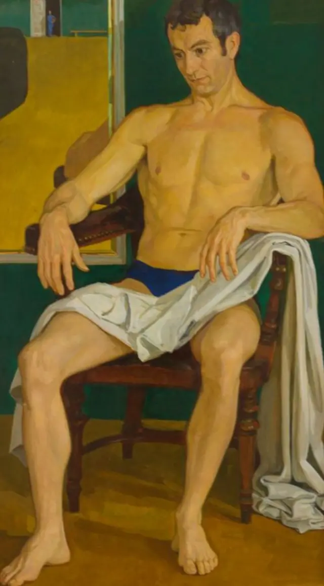 Дмитрий Жилинский "Отдыхающий гимнаст" (1981)