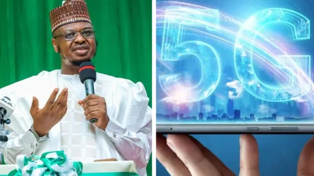 Aworan Minisita Pantami ati ẹrọ alatagba 5g