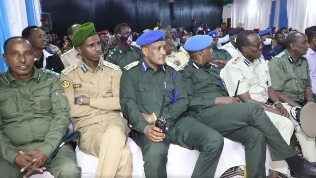 Munaasabadda dhiirrigelinta ciidamada qalabka sida ayaa ka dhacday Madaxtooyada Baydhabo