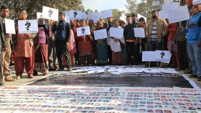 बेपत्ता व्यक्ति सार्वजनिक गर्न माग गर्दै गरिएको कार्यक्रम