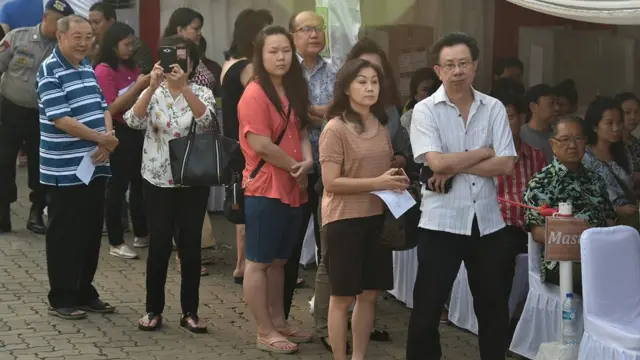 Pemilih di TPS Ahok.