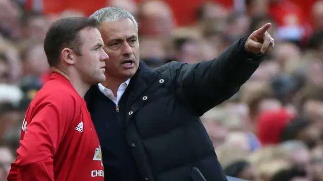 Wayne Rooney, Jose Mourinho, Manchester United