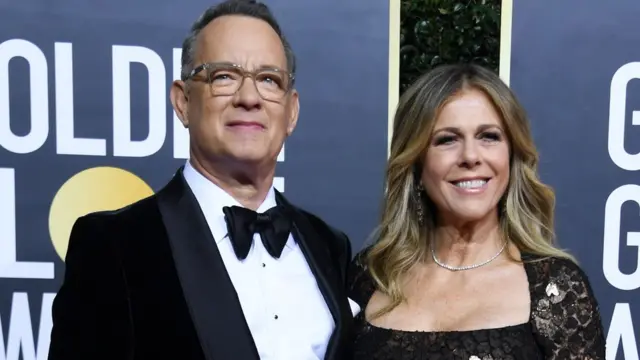 Tom Hanks y Rita Wilson.
