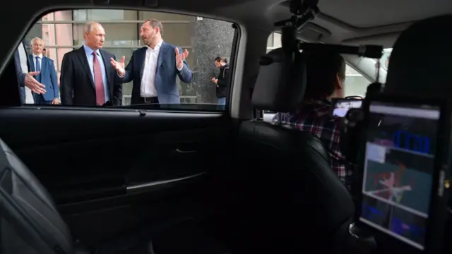 Владимир Путин и Аркадий Волож