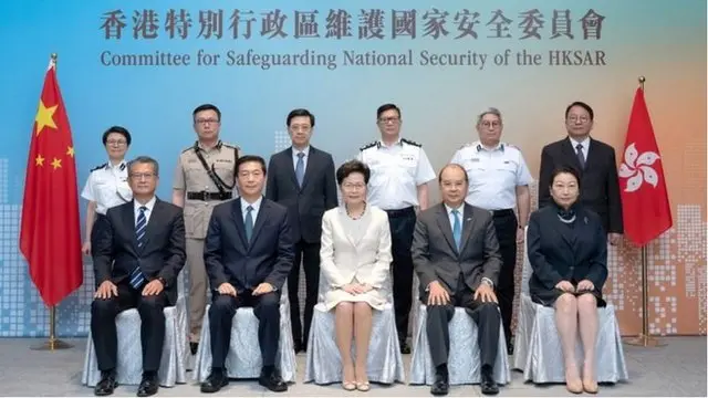 被制裁的一些中港官员。