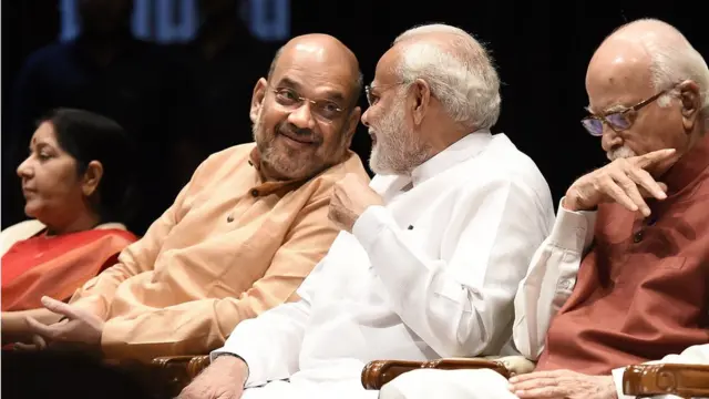 సుష్మా స్వరాజ్, అమిత్ షా, నరేంద్ర మోదీ, అద్వానీ