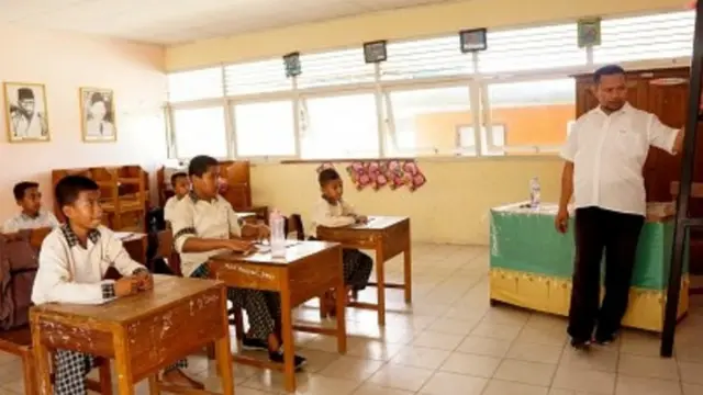 Suasana kegiatan belajar mengajar