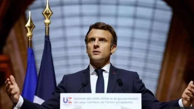 الرئيس الفرنسي ماكرون