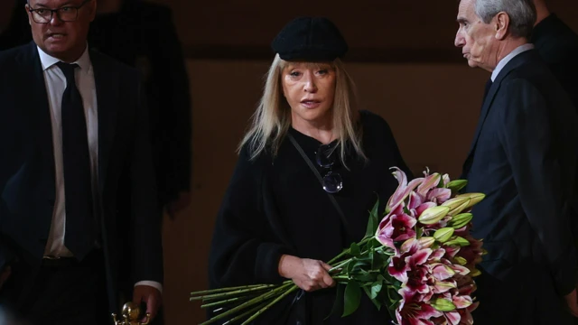 Алла Пугачева на церемонии прощания с Михаилом Горбачевым