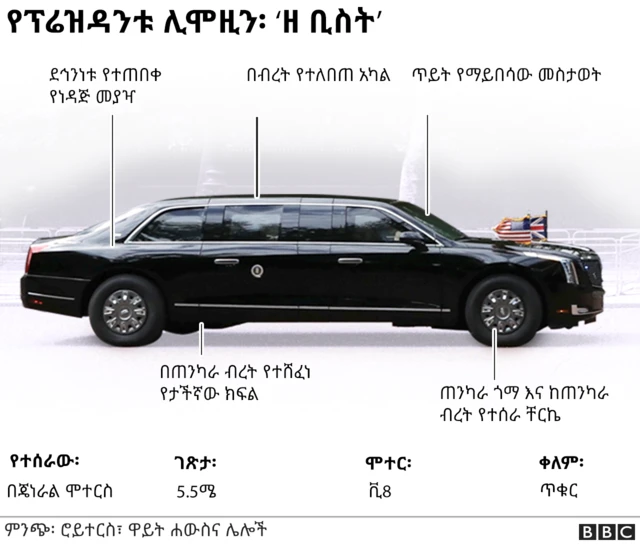'ዘ ቢስት' የፕሬዝዳንቱ ሊሞዚን