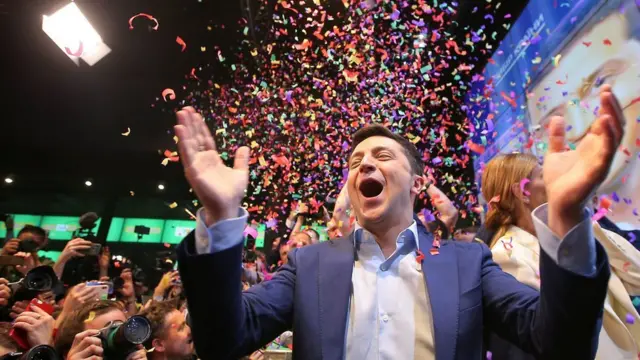 Mgbe Volodymyr Zelensky nwetere mmerị tụrụ ụwa n'anya na ntuliaka nke afọ 2019