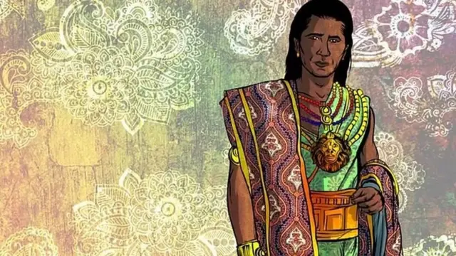 सम्राट अशोक का एक चित्र