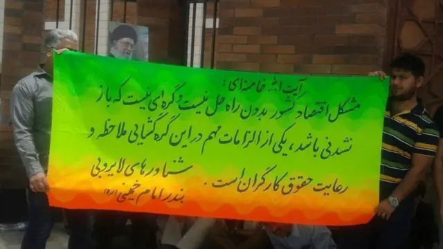 کارگران شناورهای لایه‌روبی بندر امام خمینی