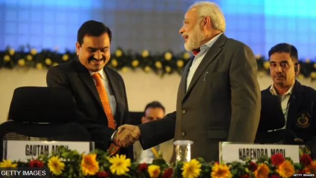 ਨਰਿੰਦਰ ਮੋਦੀ ਅਤੇ ਗੌਤਮ ਅਡਾਨੀ