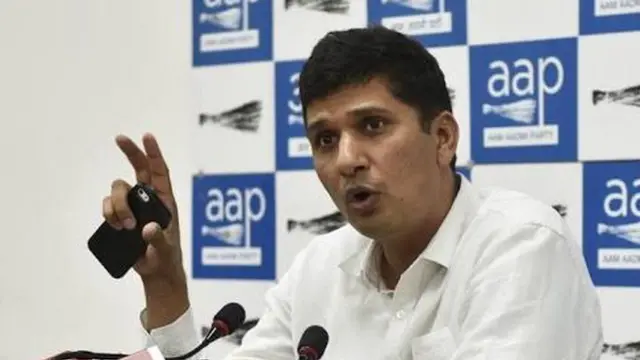 આપના ધારાસભ્ય સૌરભ ભારદ્વાજની તસવીર