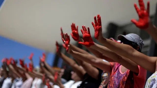 Protesto contra cultura do estupro