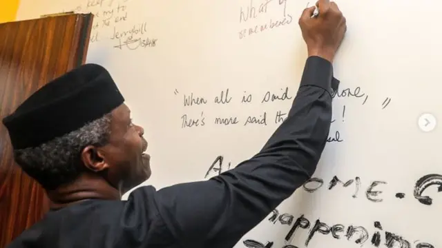 Igbakeji aarẹ Naijiria Yemi Osinbajo