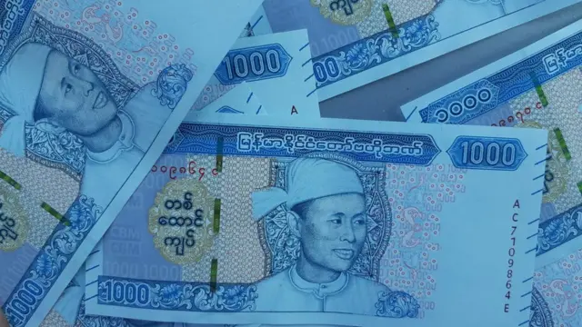 အသစ်ထုတ်ဝေတဲ့ ဗိုလ်ချုပ်အောင်ဆန်းပုံပါ ကျပ်တစ်ထောင်တန် ငွေစက္ကူ