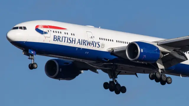 BA avión