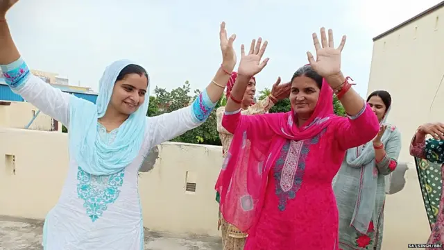 CELEBRATIONS AT MANJIT SINGH'S HOUSE