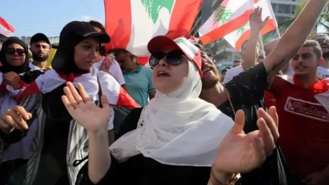 लेबनान में प्रदर्शन