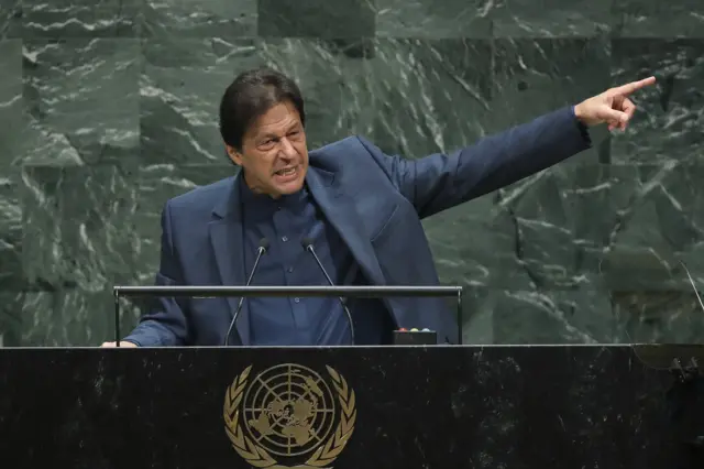 عمران خان در مجمع عمومی سازمان ملل متحد