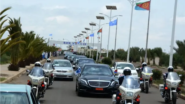 Soo dhoweynta wafdiga Farmaajo ee Asmara