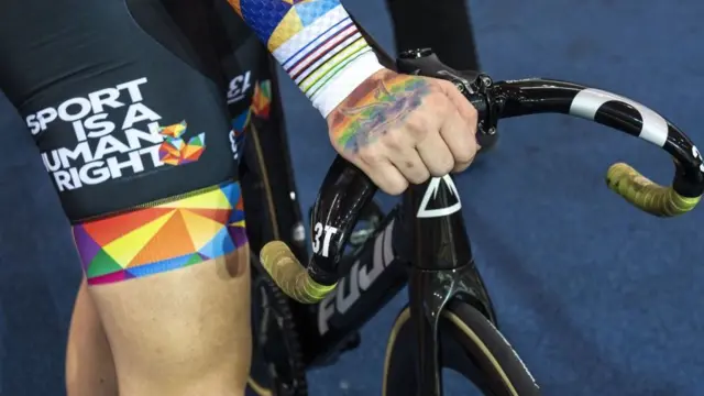 La ciclista trans Rachel McKinnon