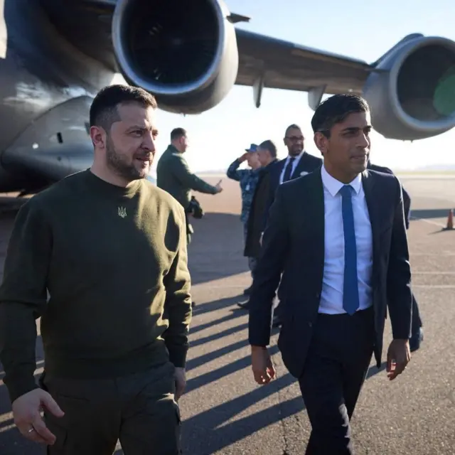 Зеленский и Сунак