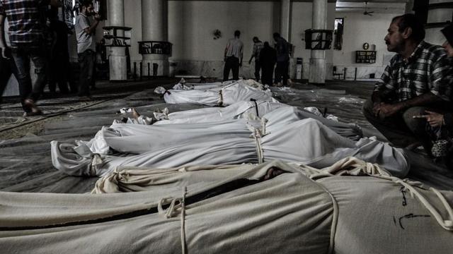 Жертвы химической атаки в Гуте