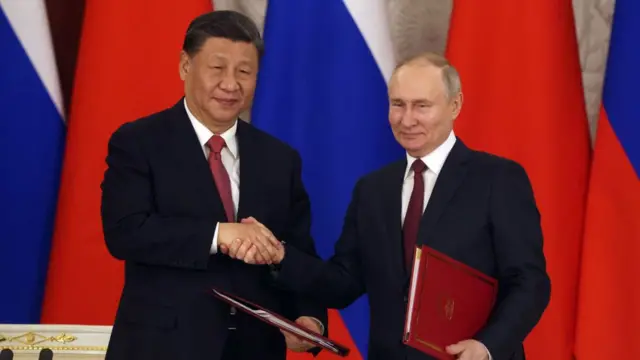 Xi Jinping y Vladimir Putin