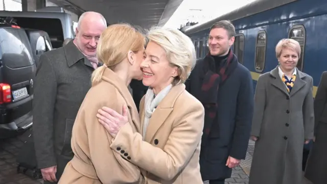 Урсула фон дер Ляйен в Киеве