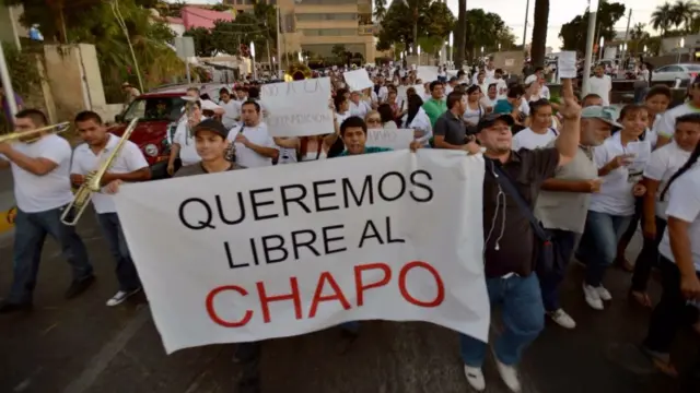 "El Chapo" Guzmán tiene el respaldo de muchas personas en su natal Sinaloa.