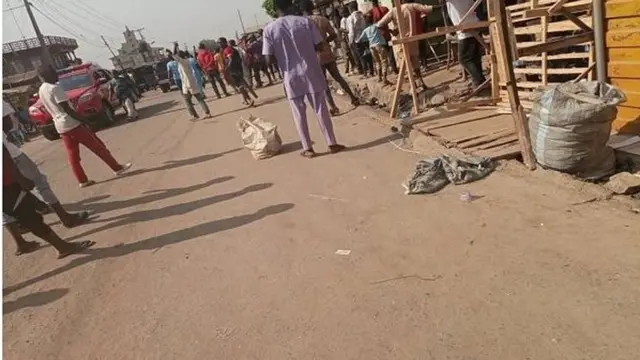 igboro agbegbe Sabo ni ilu Osogbo lasiko wahala naa