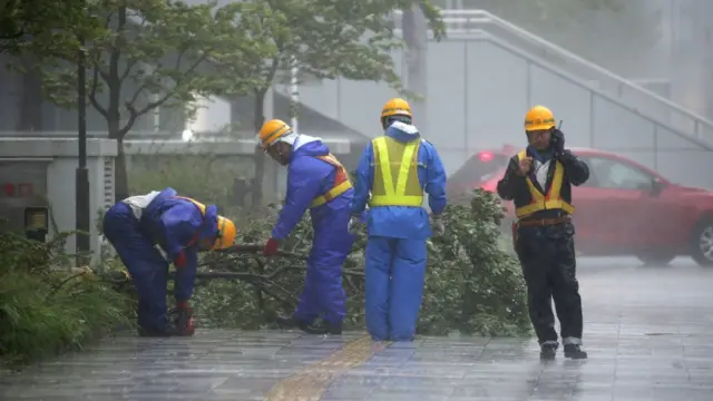 Тайфун в Японії