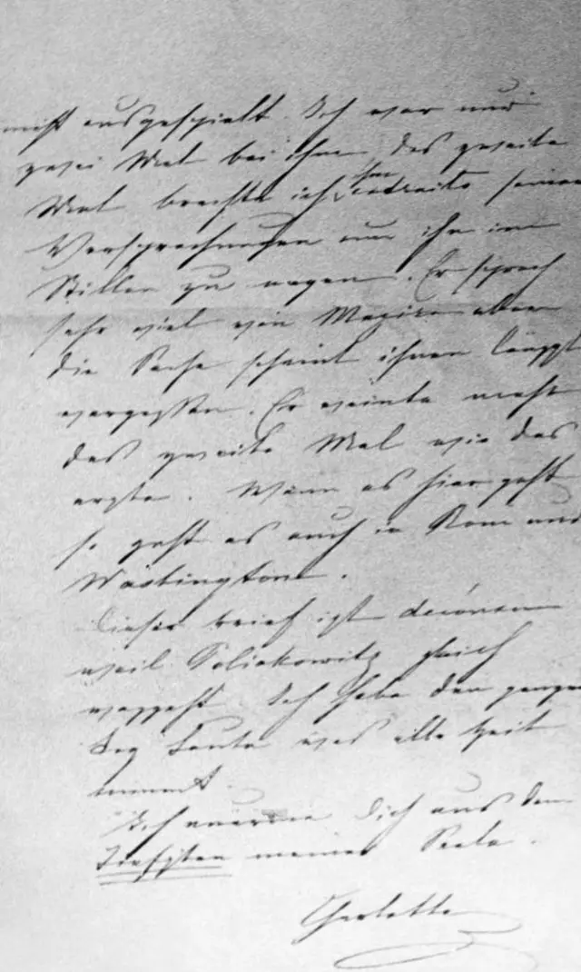 Una carta de Carlota para Maximiliano