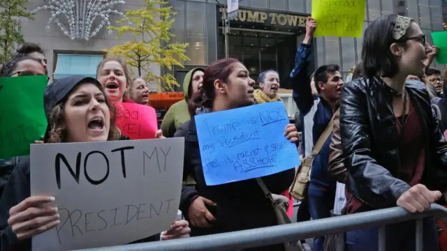 Protestas contra Donald Trump.