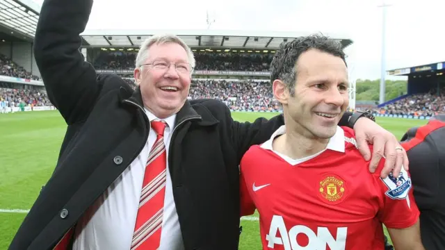 Sir Alex Ferguson na Ryan Giggs