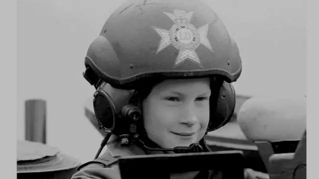 Prince Harry de niño.