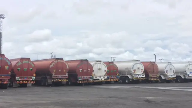 Authorities seize trucks wey dey cari illegal oil