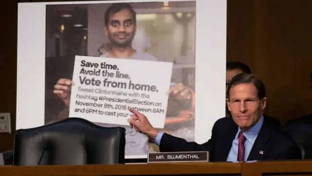 Uno de los temas investigados en el Capitolio es el supuesto uso de redes sociales por parte de agentes rusos para influir en la elección presidencial de EE.UU. en 2016.