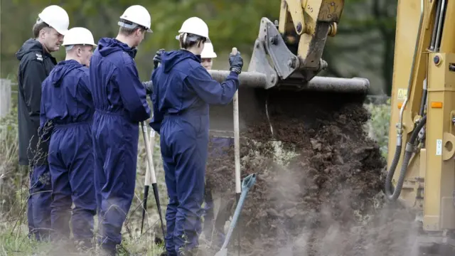 Excavaciones en Old Damson Lane